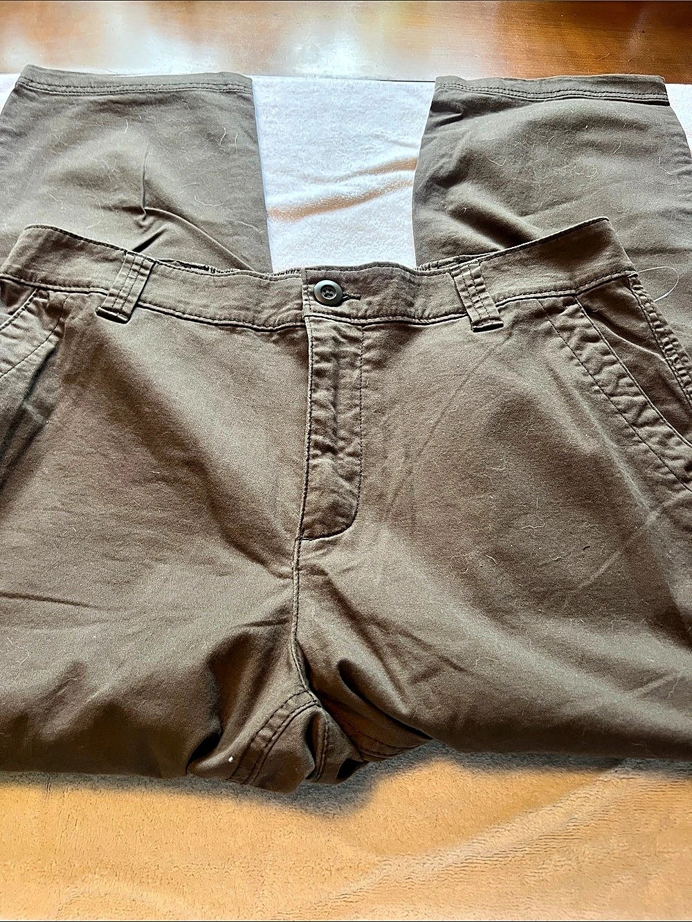 Old Navy Brown Cargo Pants Size Large petite